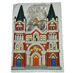 Copperfield Porcelain Church Keepsake/Decor with Lights